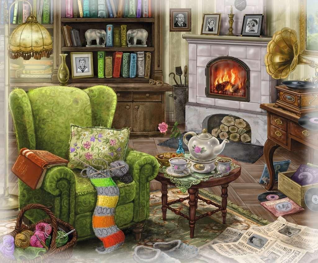 EXIT - Das Puzzle: Im Gutshaus - Wohnzimmer (99 Teile) EXIT - Das Puzzle: Im Gutshaus - Wohnzimmer (99 Teile)