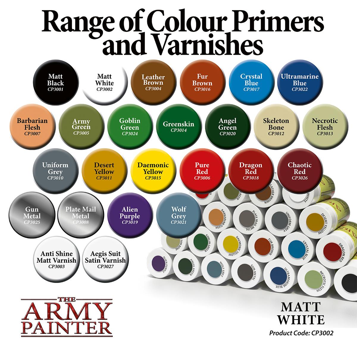 Army Painter: Base Primer Matt White