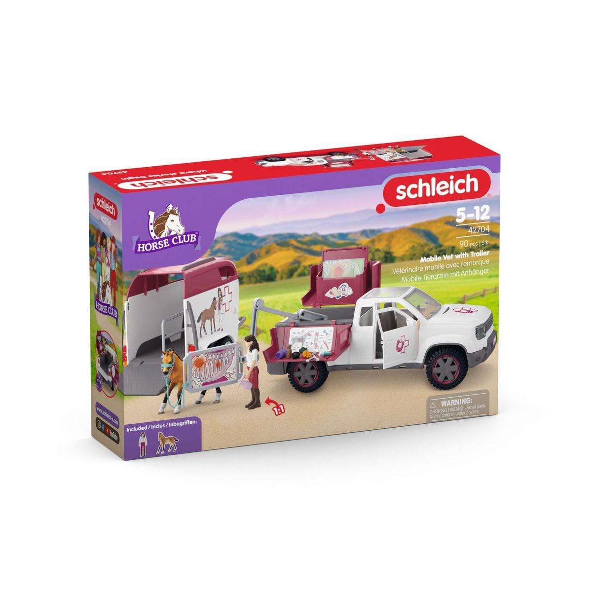 schleich Horse Club Mobile Tierärztin mit Anhänger