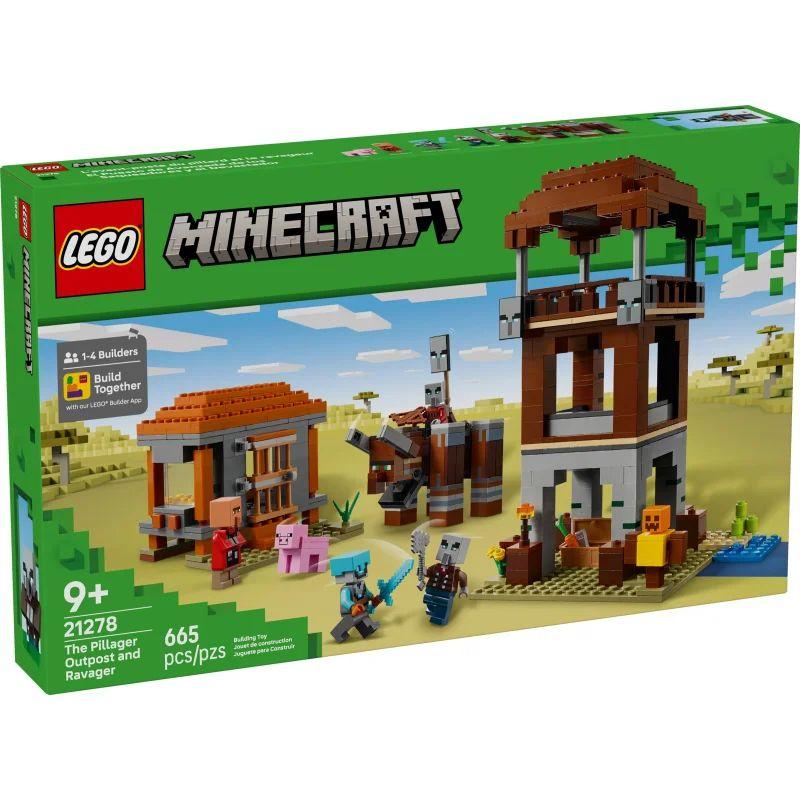LEGO Minecraft Ein Verwüster am Plünderer Außenposten