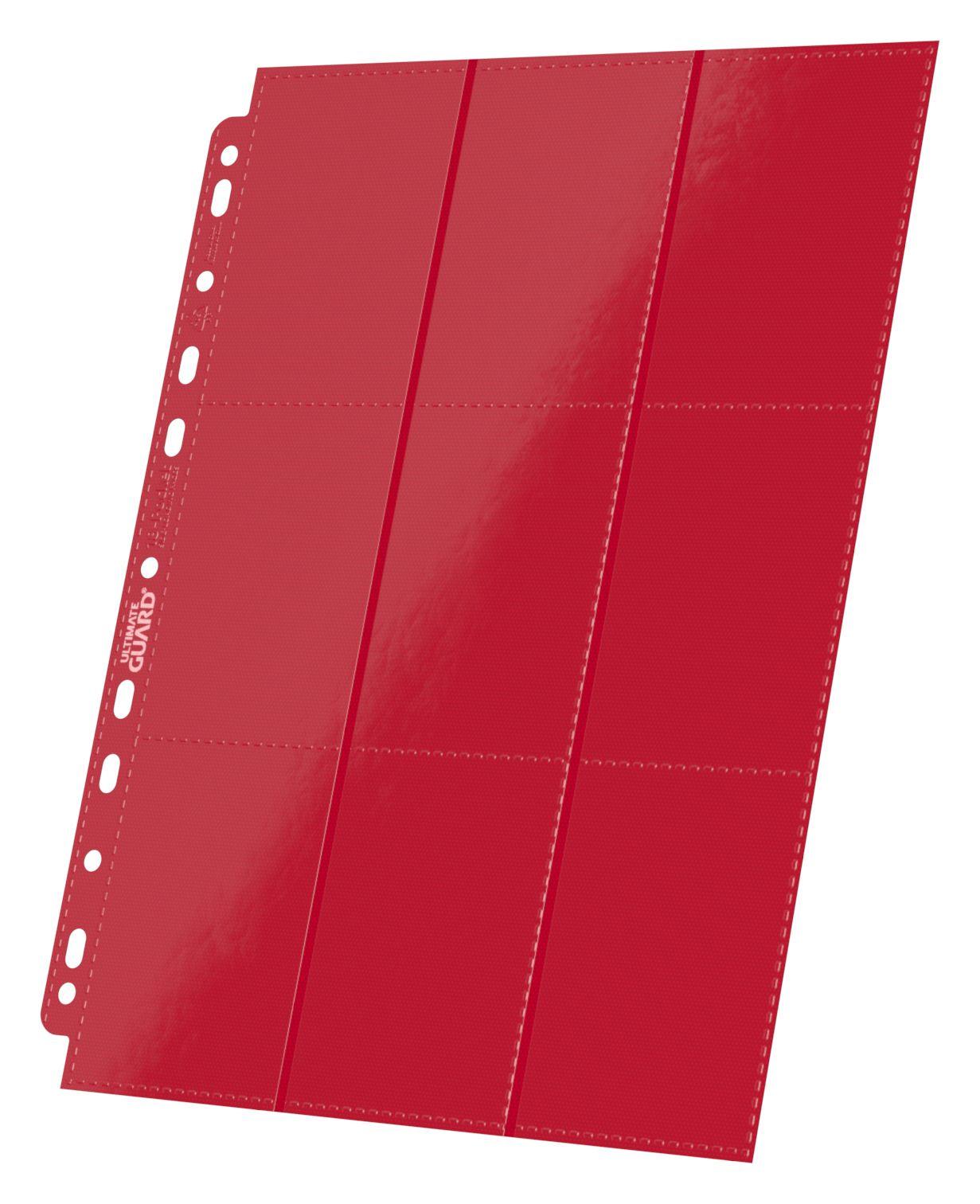 Ultimate Guard 18-Pocket Side-Loading Supreme Pages Standard Size Rot (10)
