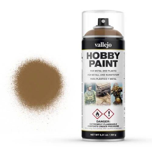 Vallejo Hobby Paint Spray Leather Brown (400ml.)