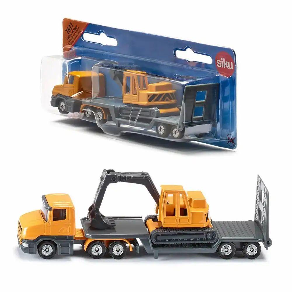 siku LKW Tieflader mit Bagger