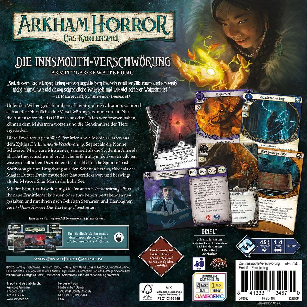 Arkham Horror: Das Kartenspiel - Die Innsmouth-Verschwörung (Ermittler-Erweiterung)