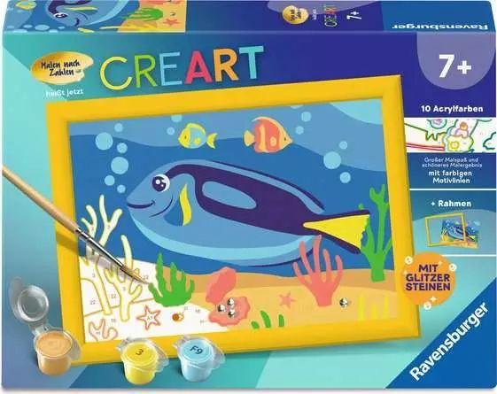 CreArt, Malen nach Zahlen Kinder Doktorfisch