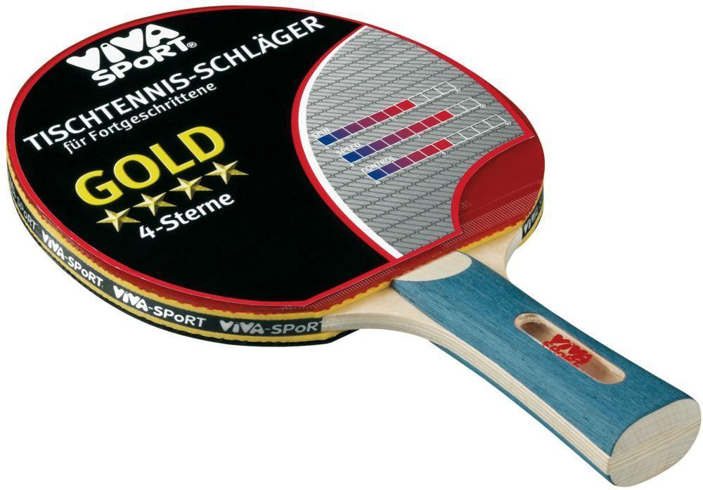 VIVA Tischtennis-Schläger Gold