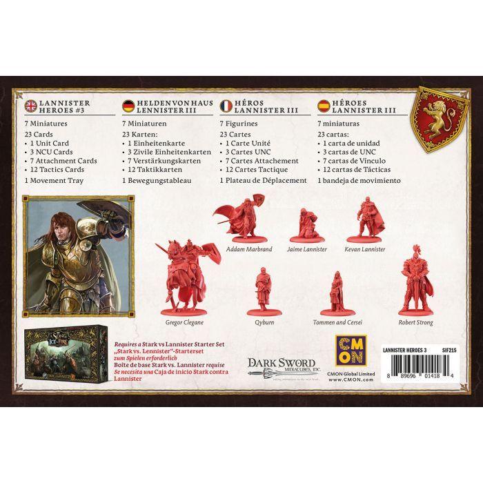 A Song of Ice & Fire - Lannister Heroes 3 (Helden von Haus Lennister 3)