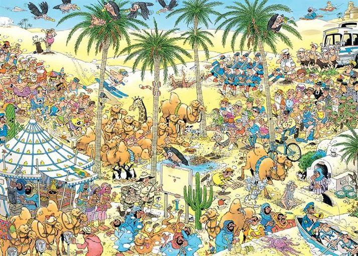 Jan van Haasteren - Oase - 1000 Teile