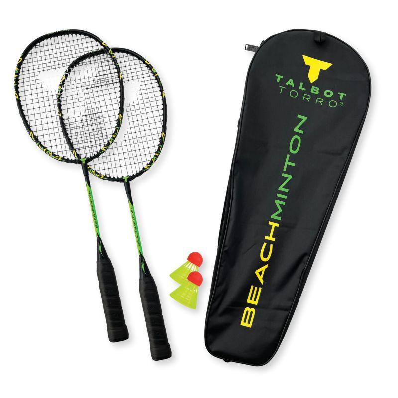BEACHMINTON Set im Racketbag 2 Schläger 58cm + 2 Beachbälle