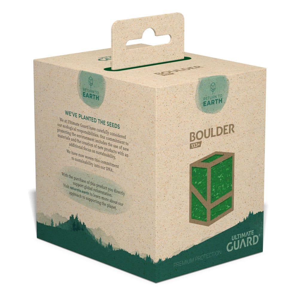 Ultimate Guard Return To Earth Boulder Deck Case 133+ Standardgröße Grün