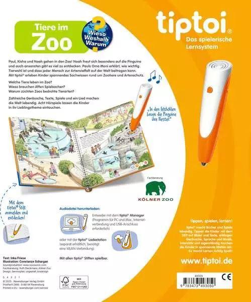 tiptoi® Wieso? Weshalb? Warum? - Tiere im Zoo