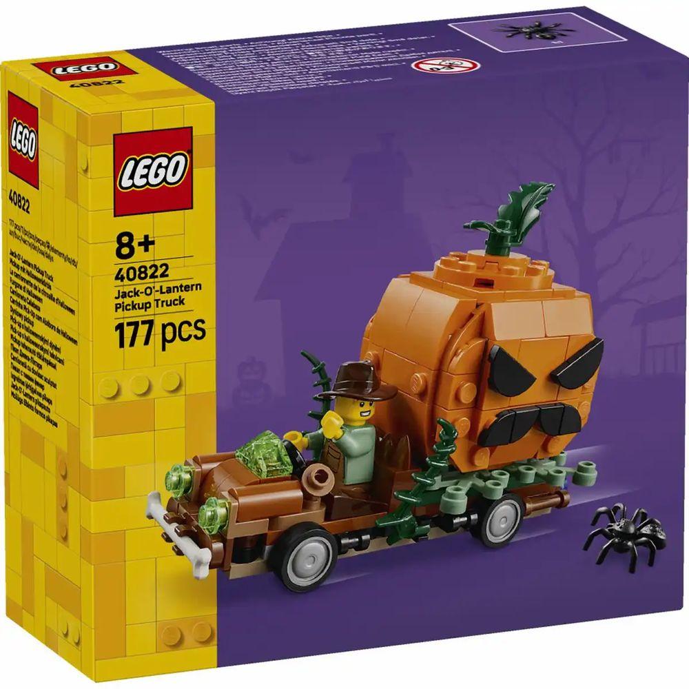 LEGO Iconic Pickup mit Halloweenkürbis