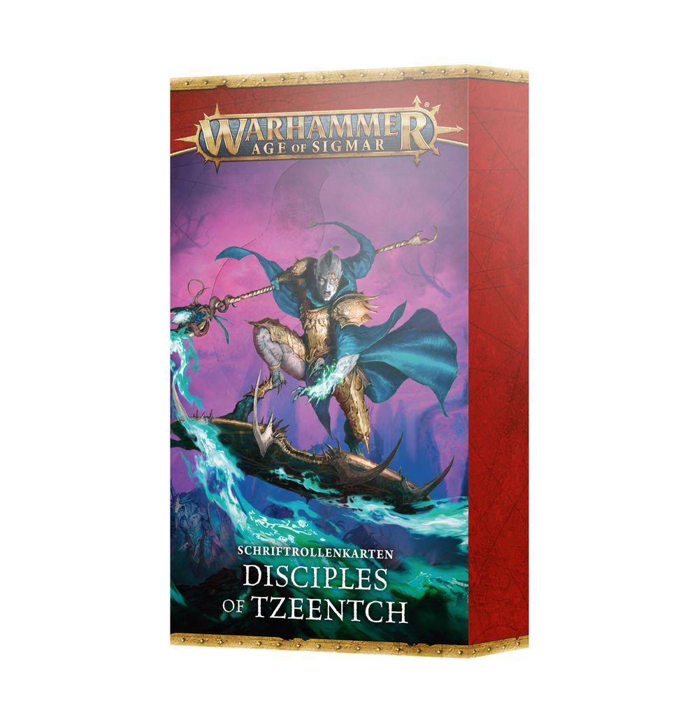 Schriftrollenkarten: Disciples of  Tzeentch deutsch