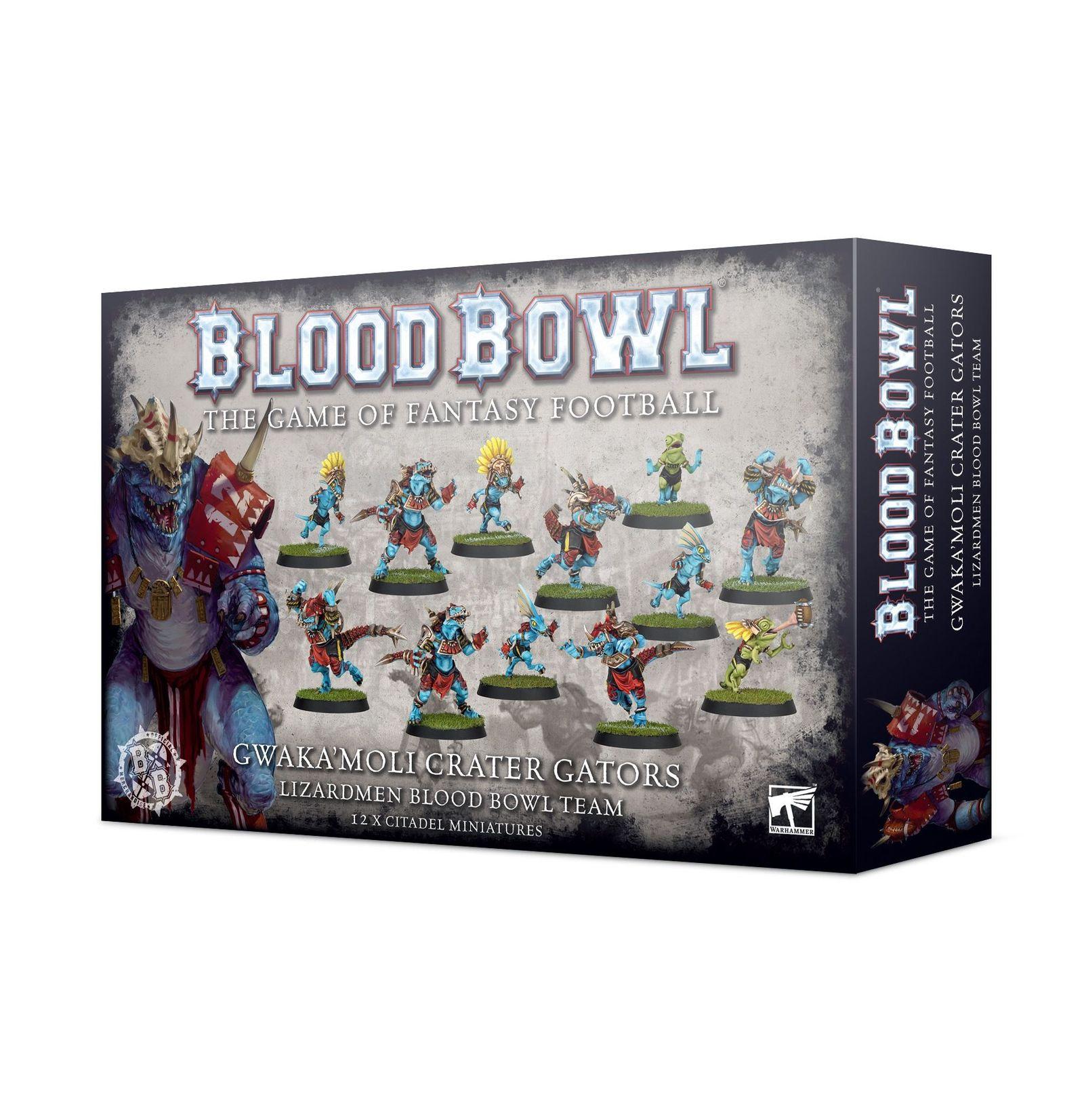 Blood Bowl Gwaka'Moli Crater Gators - Lizardmen Team