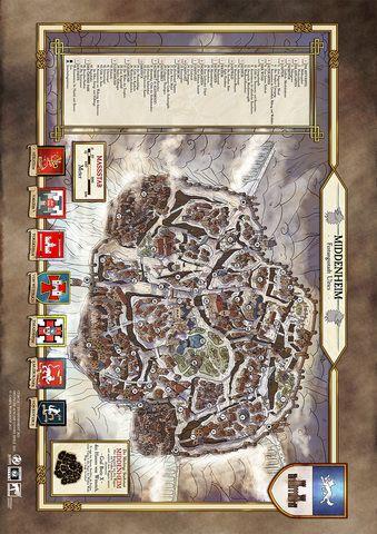 Warhammer Fantasy-Rollenspiel 4te Edition - Stadtplan Middenheim