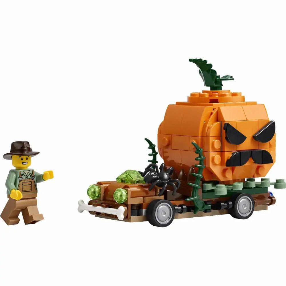 LEGO Iconic Pickup mit Halloweenkürbis