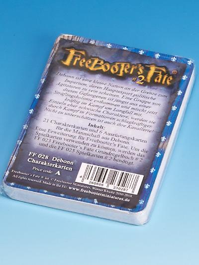 Freebooter's Fate Debonn Charakterkarten #2