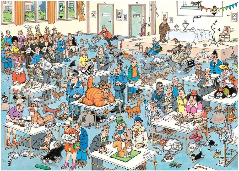 Jan van Haasteren -Die Katzenshow - 1000 Teile