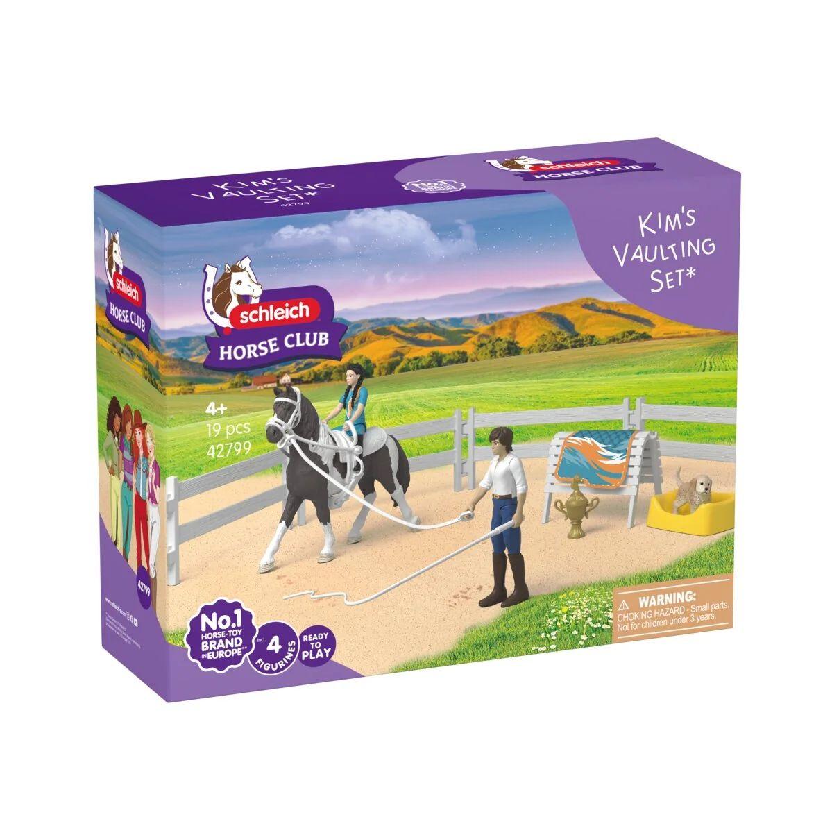 schleich Horse Club Kim's Voltigier Set