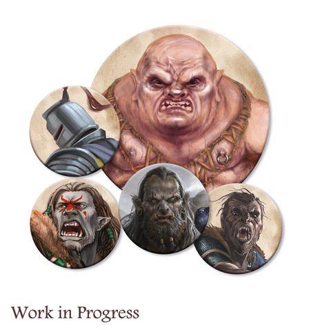 DSA - Acrylmarker-Set - Ritter der Wacht