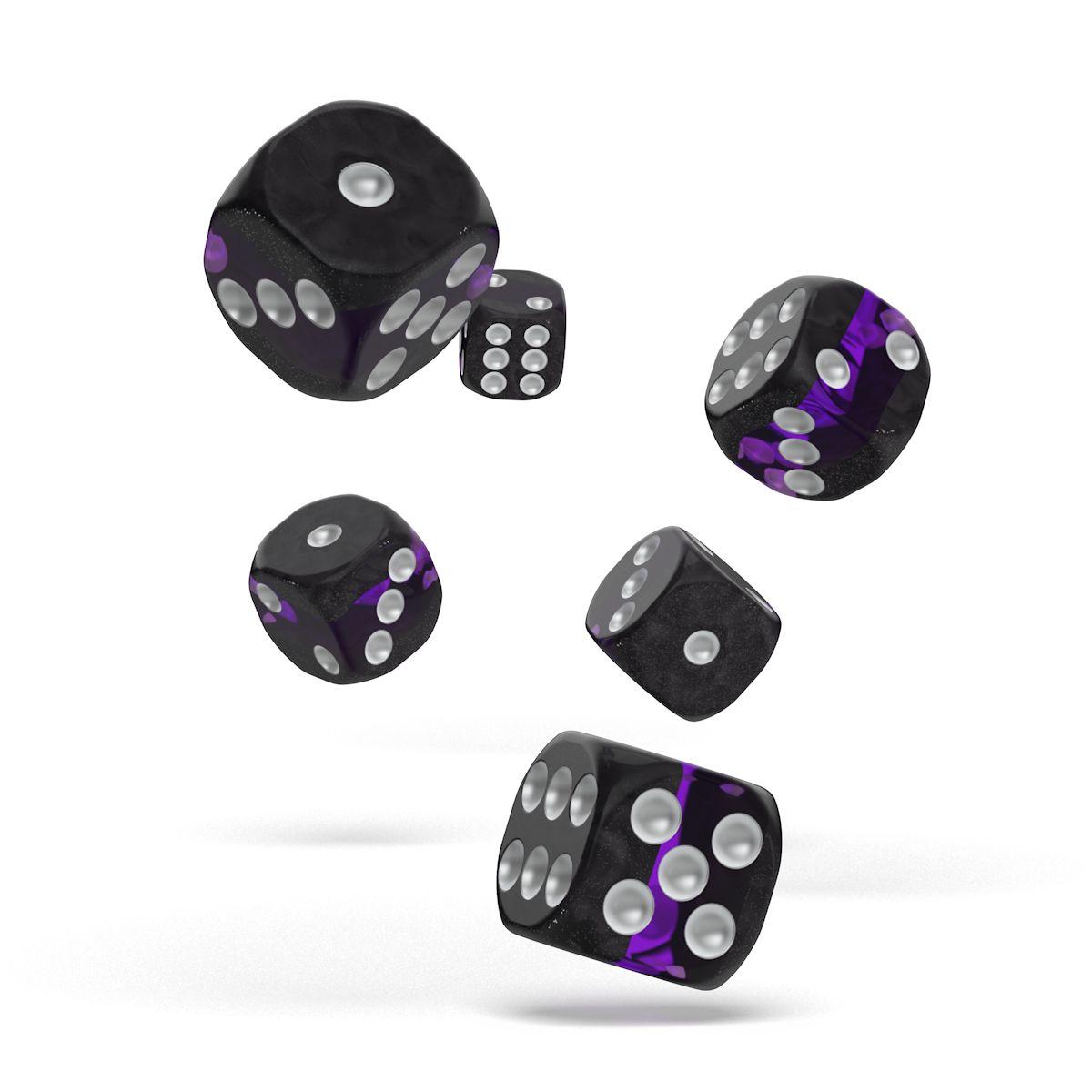 Oakie Doakie Dice D6 Dice 16 mm Enclave - Amethyst (12)