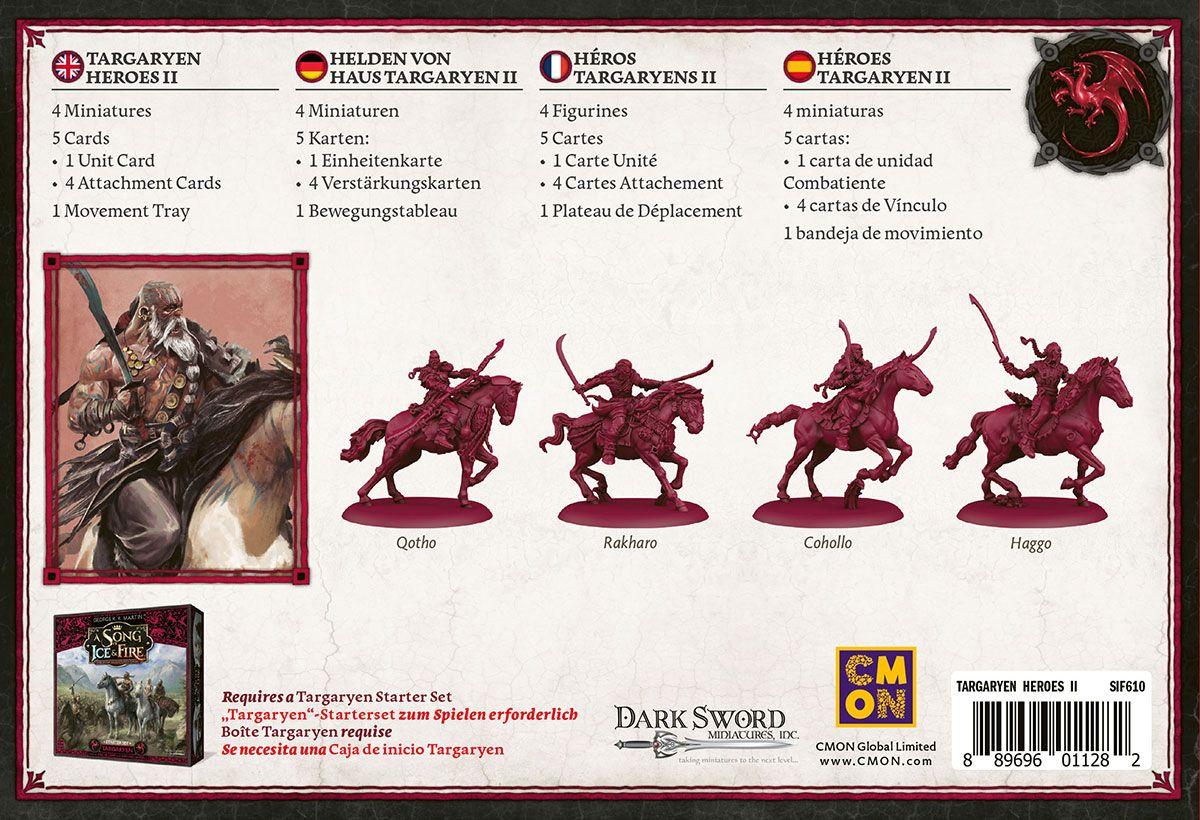 Song of Ice & Fire - Targaryen Heroes #2  (Helden von Haus Targaryen II)