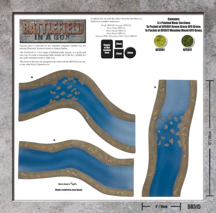 GF9 Battlefield in a Box River Expansion: Fords