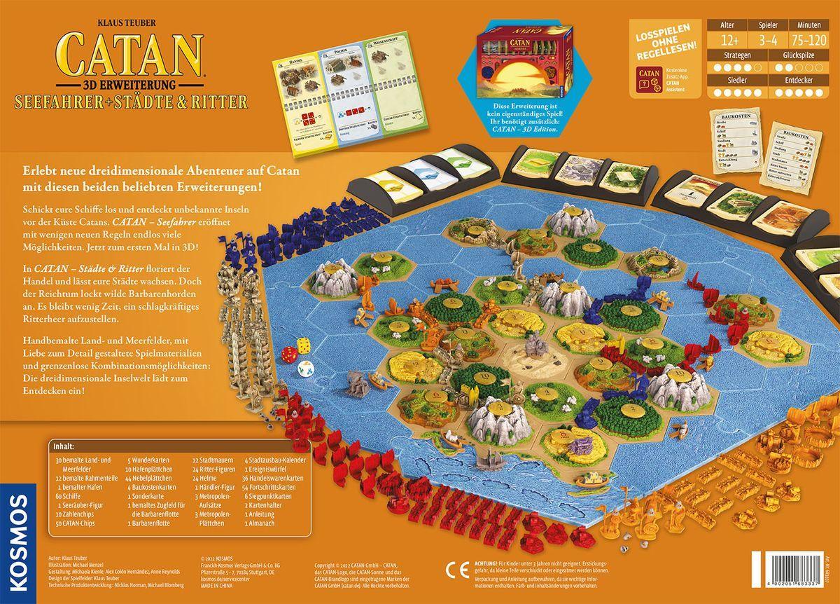 CATAN 3DSeefahrer - Städte & Ritter