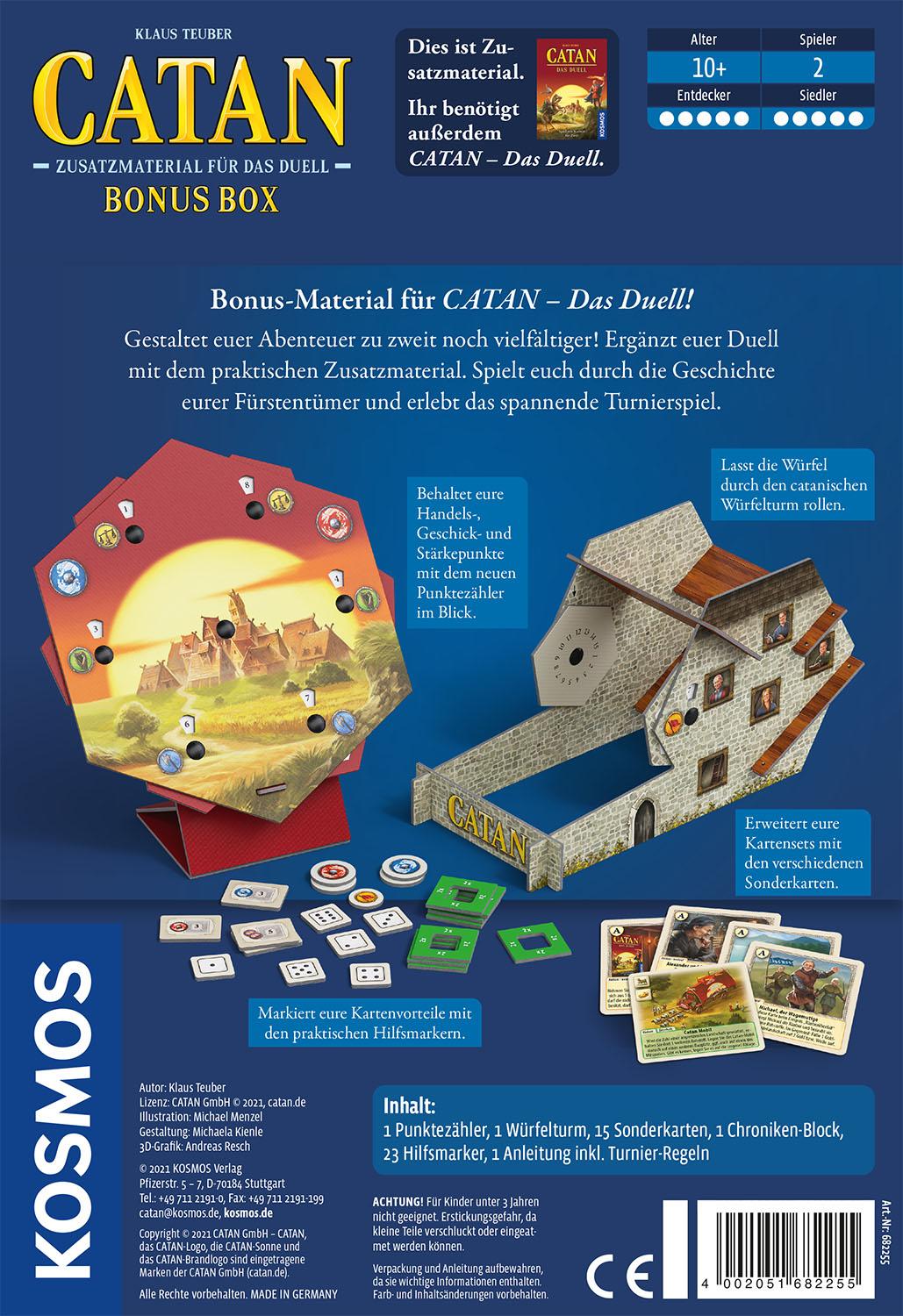 CATAN - Erweiterung für das Duell - Bonus Box