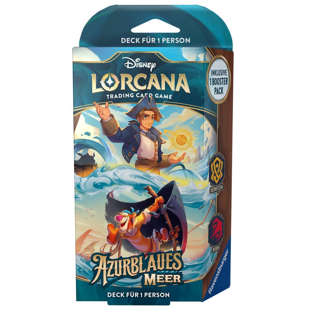Lorcana: Azurblaues Meer Starter Deck Bernstein / Rubin