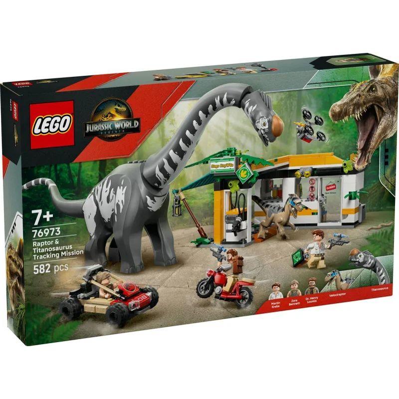 LEGO Jurassic World Raptor & Titanosaurus: Große Fährtensuche