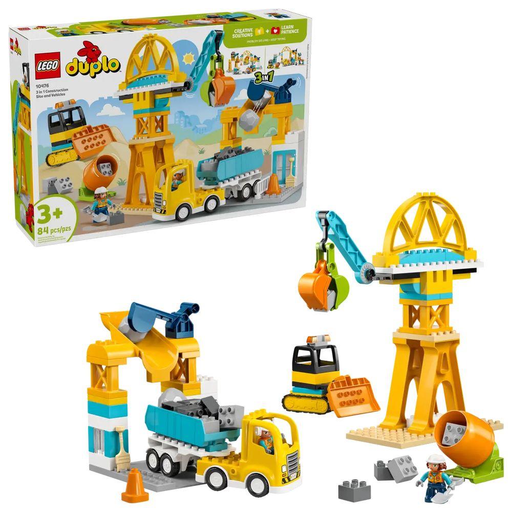 LEGO duplo Baustelle mit Baufahrzeugen 3 in 1 Set