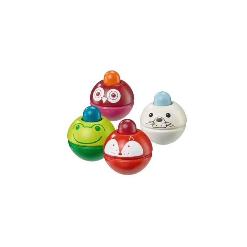 Animino, Quietschkugel, Tiere, 4x1 Stk. im Polybeutel
