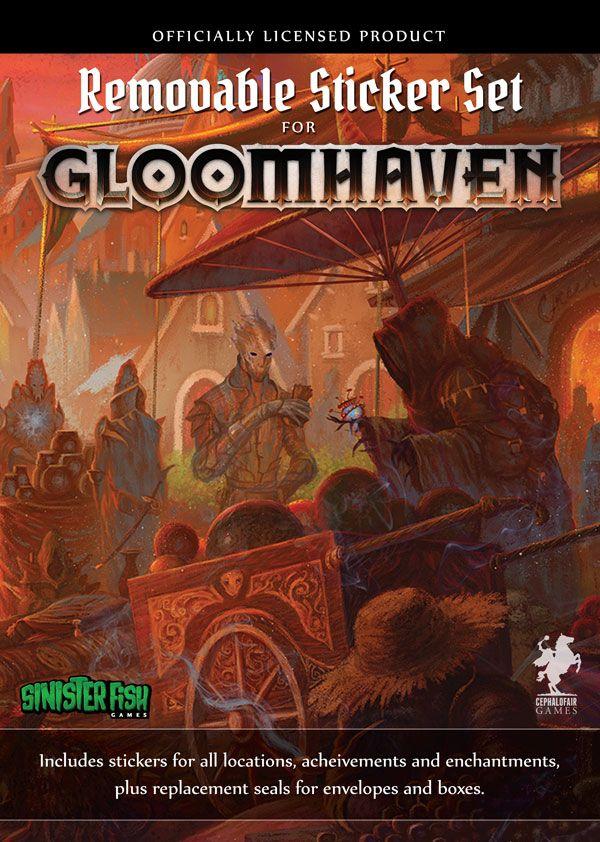 Gloomhaven Removable Sticker Eng