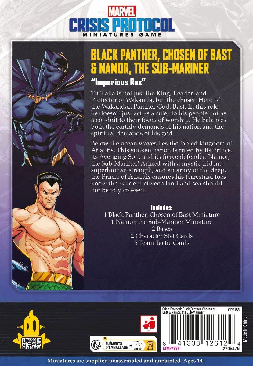 Marvel: Crisis Protocol - Black Panther, Chosen of Bast & Namor, the Sub-Mariner