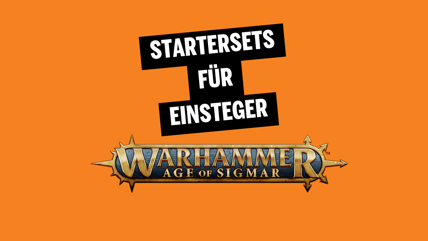 Kategorie Warhammer Age of Sigmar AOS Einsteiger Starterset Beginner