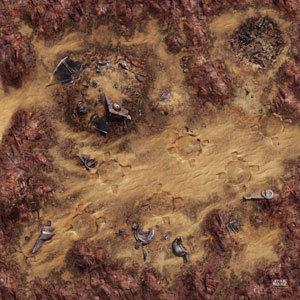 Star Wars: Legion - Desert Junkyard - Gamemat
