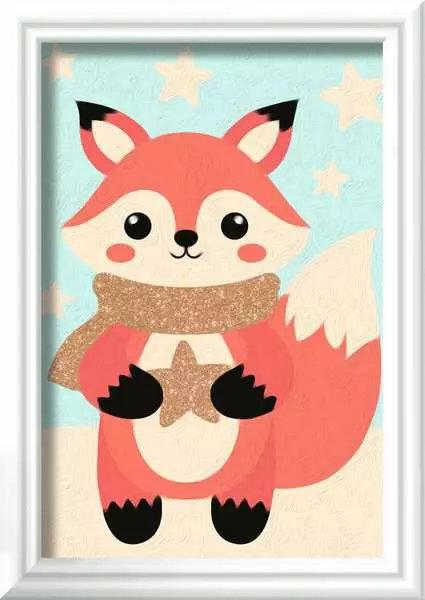 CreArt, Malen nach Zahlen Kinder - Sternen-Fuchs