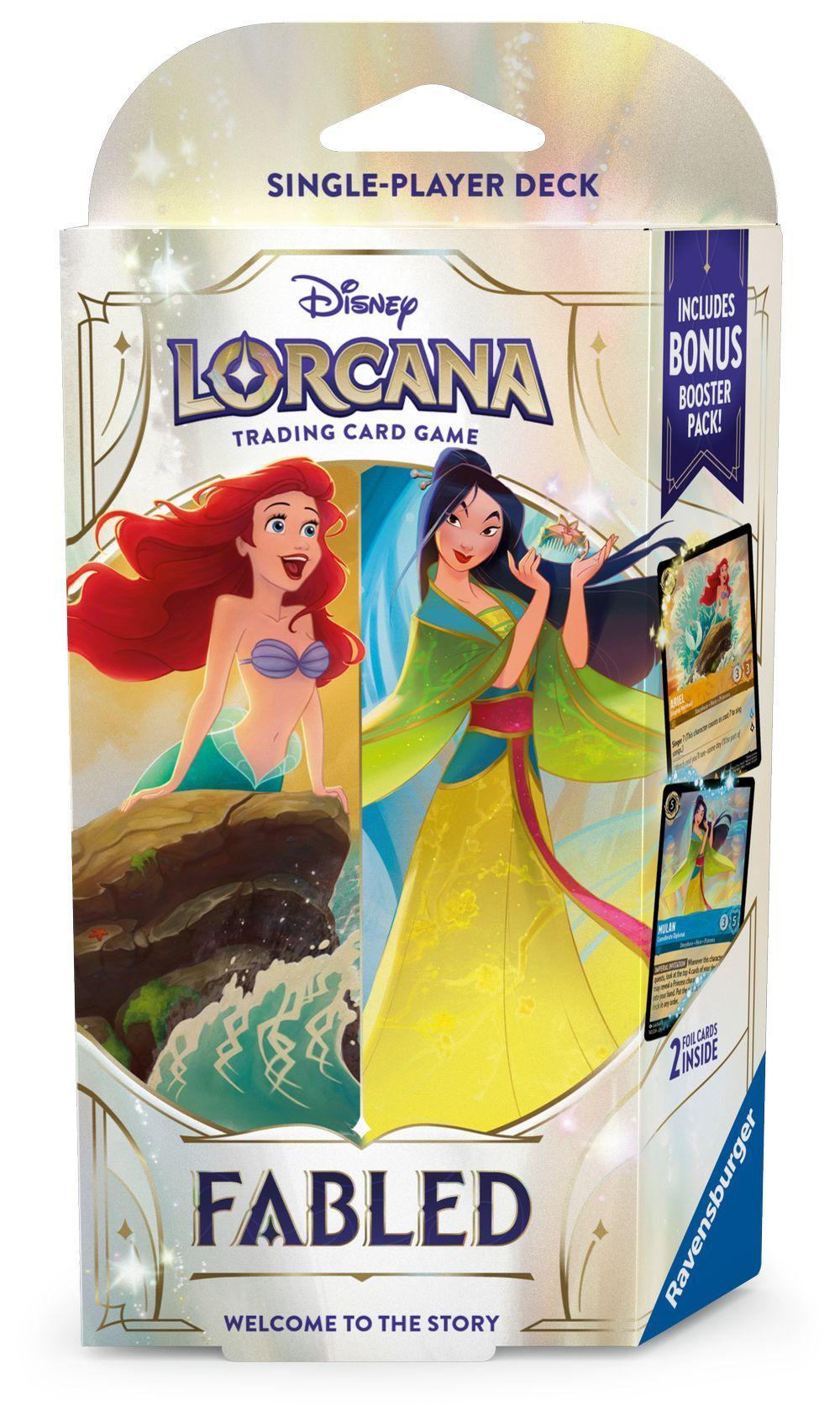 Disney Lorcana: Fabled Starter Deck - Amber and Saphire