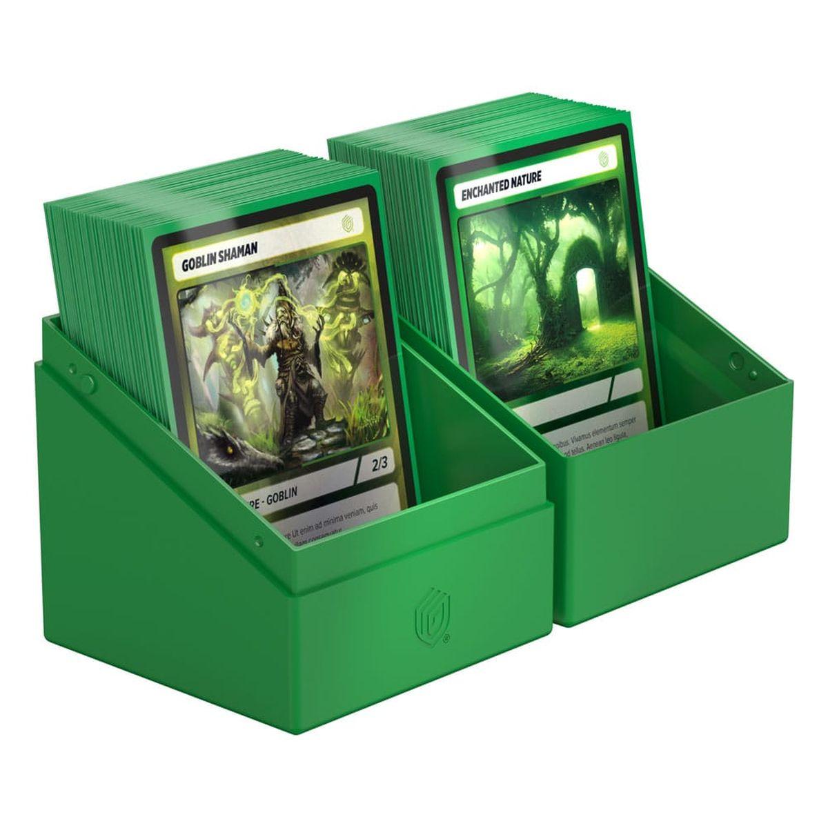 Ultimate Guard Boulder Deck Case 100+ Solid Grün