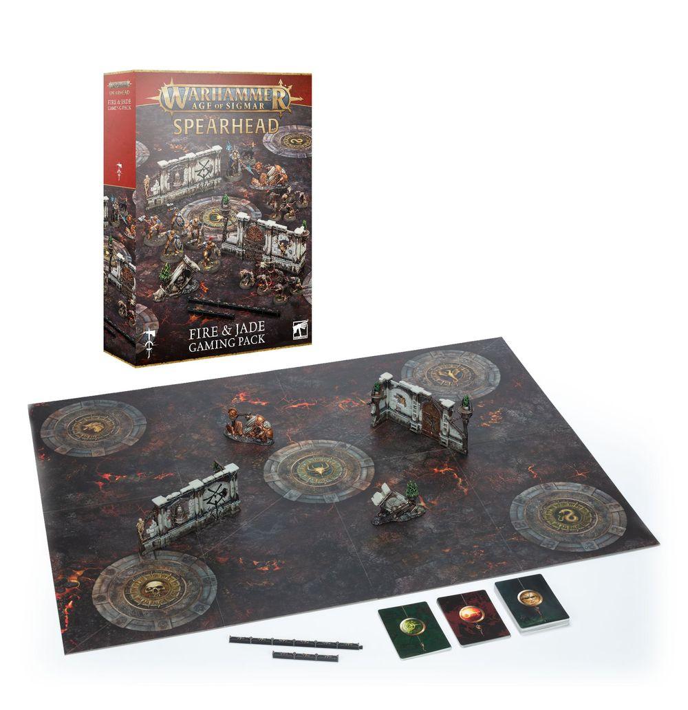 Age of Sigmar: Fire & Jade Gaming Pack deutsch
