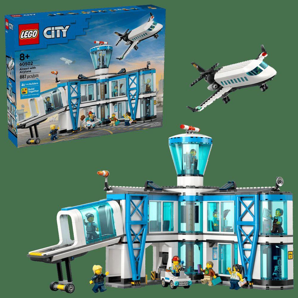 LEGO CITY Flughafen mit Flugzeug