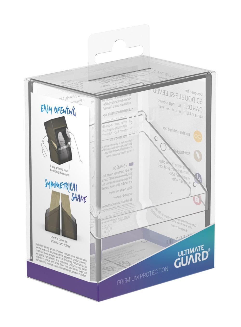 Ultimate Guard Boulder Deck Case 60+ Standardgröße Transparent