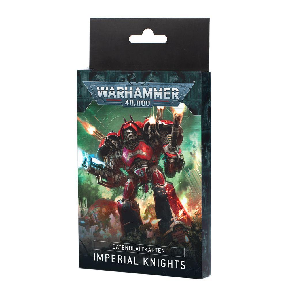 Datenblattkarten: Imperial Knights deutsch