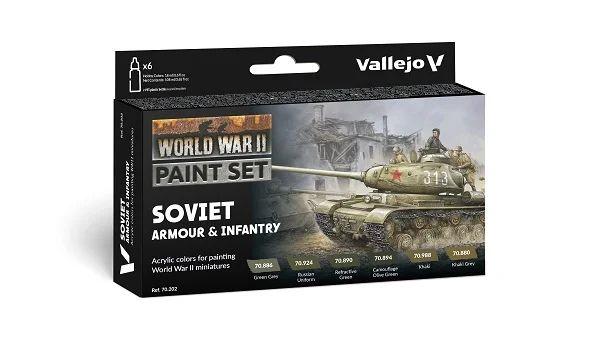 Model Color: WWII Paint Set Soviet Armour & Infantry (6 Farben) Model Color: WWII Paint Set Soviet Armour & Infantry (6 Farben)