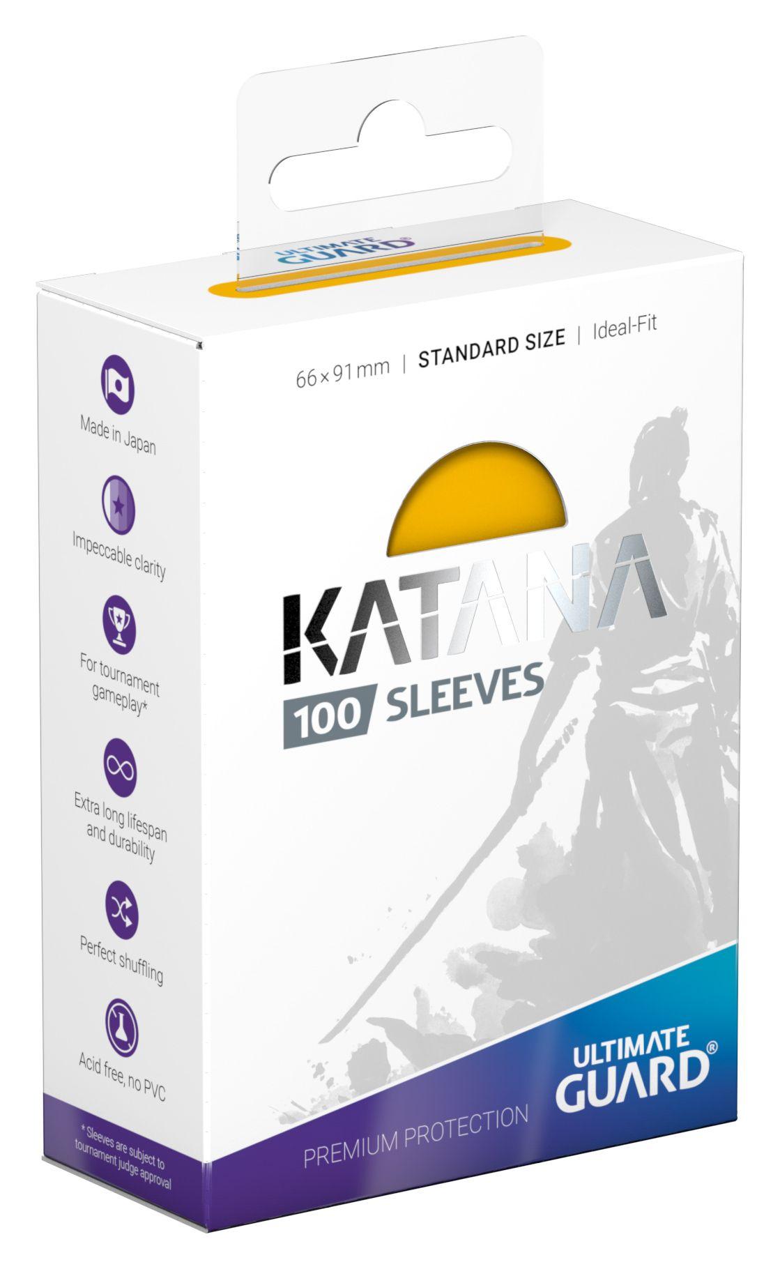 Ultimate Guard Katana Sleeves Standardgröße Gelb (100)