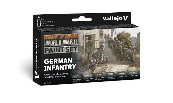 Model Color: WWII Paint Set German Infantry (6 Farben) Model Color: WWII Paint Set German Infantry (6 Farben)
