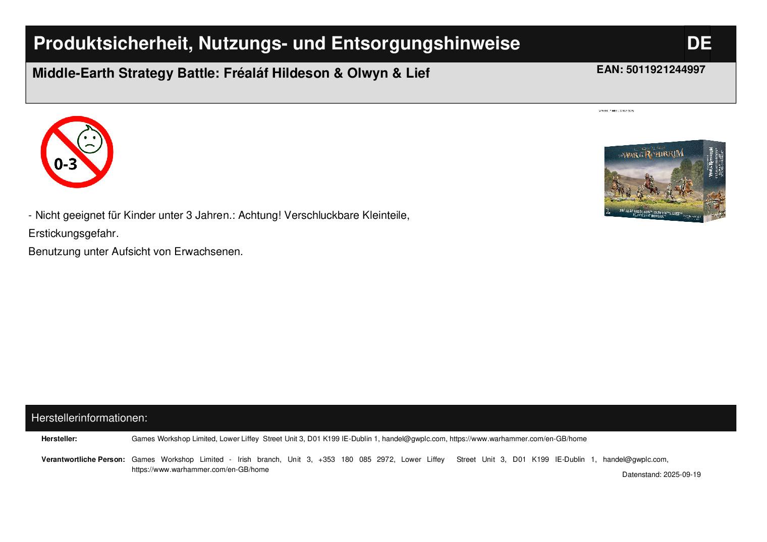 Middle-Earth Strategy Battle: Fréaláf Hildeson & Olwyn & Lief