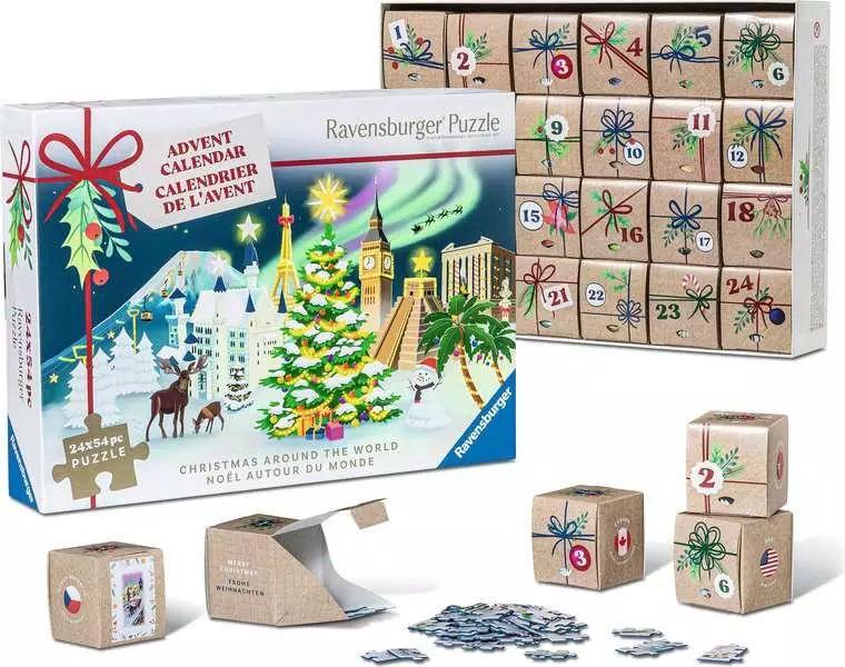 Puzzle 54 Teile - Puzzle-Adventskalender