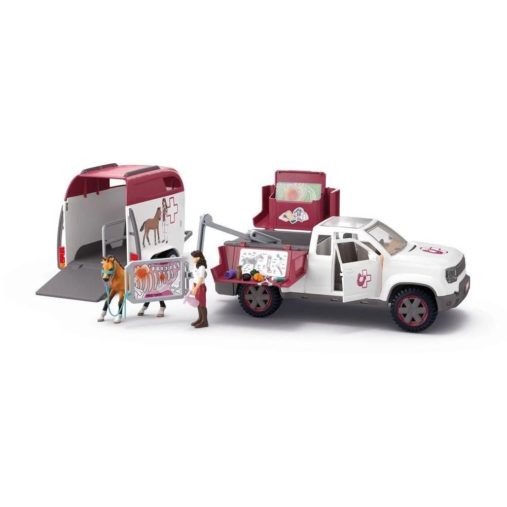 schleich Horse Club Mobile Tierärztin mit Anhänger